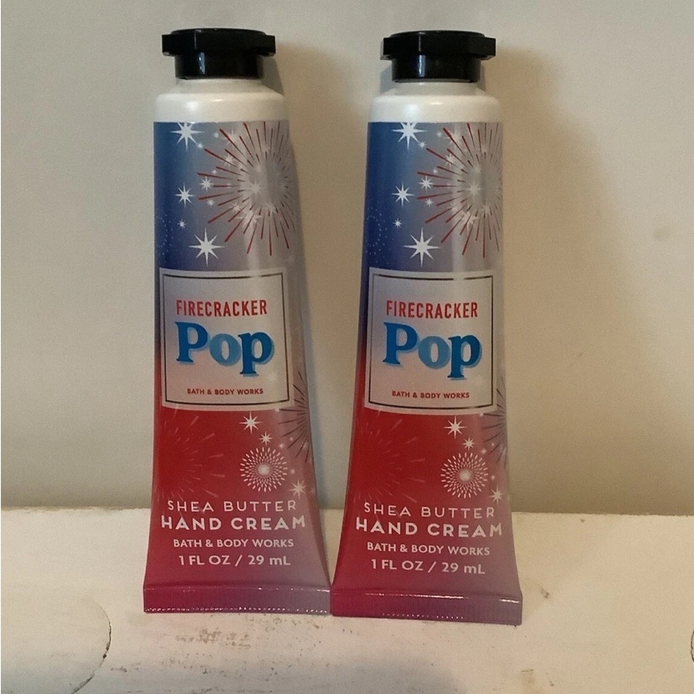 QTY 2 Bath & Body Works FIRECRACKER POP Shea Butter Hand Cream TRAVEL SIZE 1oz